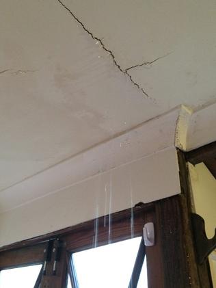 Leaking roof. Picture: Facebook