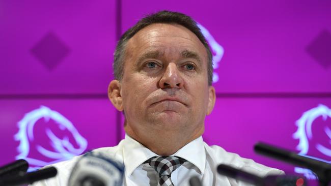 Brisbane Broncos CEO Paul White has been a master of keeping talented lists together under the salary cap. Picture: AAP Image/Dan Peled