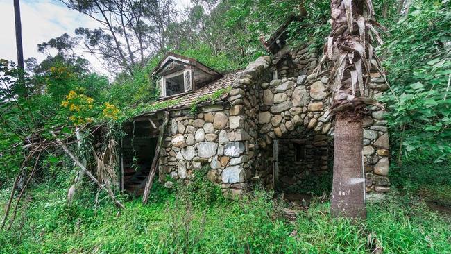 The abandoned stone house on 999 Springbrook Road before it was destroyed. Picture: Supplied