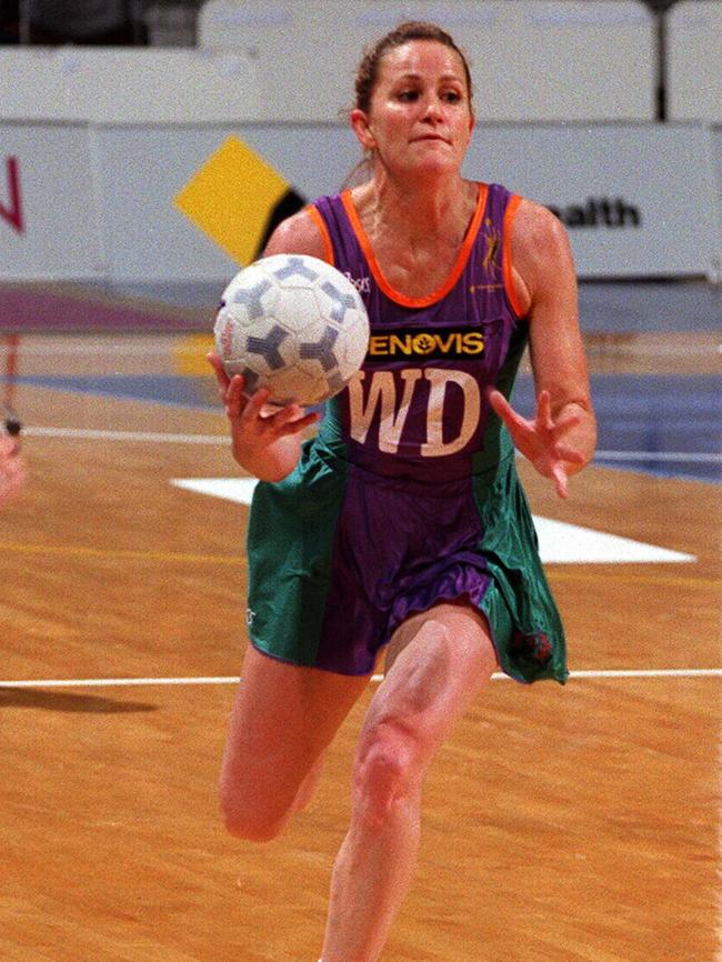 Simone McKinnis during her playing days.