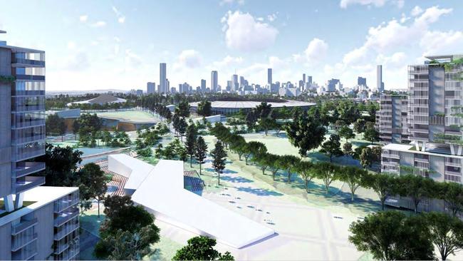 Archipelago Architects Brisbane Bold 2032 Olympic Park concept designs for Victoria Park Picture Archipelago Architects