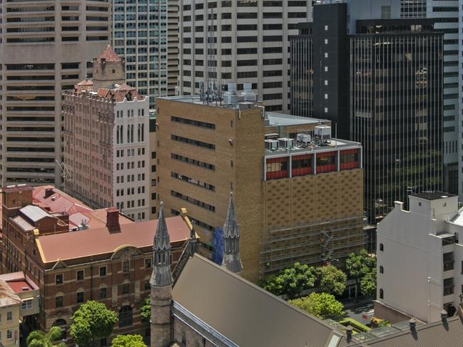 The 10-storey Ediison building on Elizabeth St next to the rear of the GPO next in the Brisbane CBD.