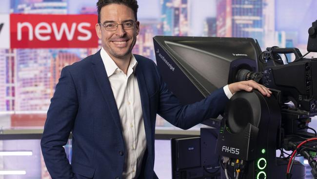 Joe Hildebrand will host a weekly political quiz show. picture by Ross Coffey