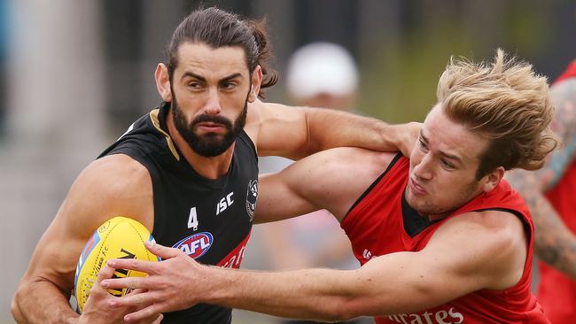 There’s no stopping Magpie Brodie Grundy.