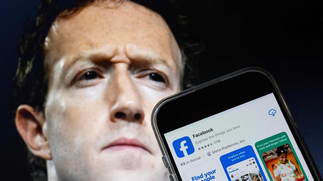 Meta chief executive Mark Zuckerberg says there were ‘too many mistakes’ with his company’s third-party fact-checking system. Picture: Drew Angerer / AFP