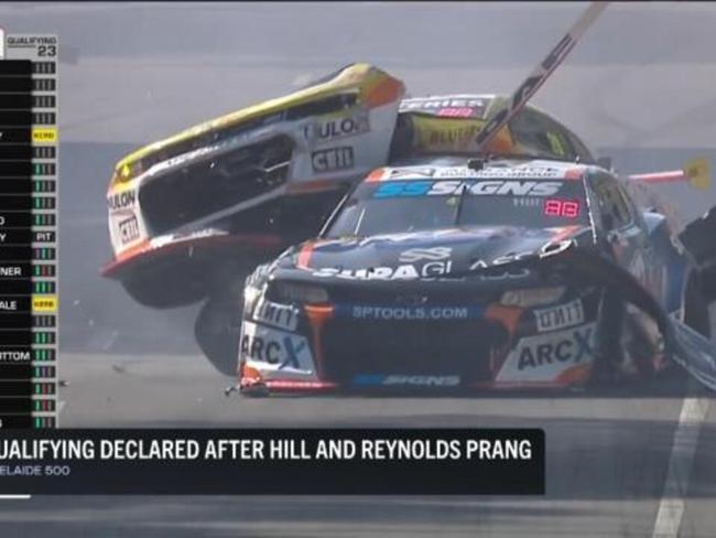 Scary crash puts a stop to Qualifying