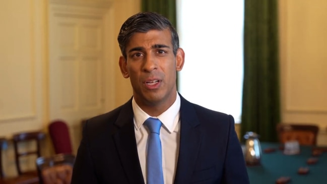 UK Prime Minister Rishi Sunak announcing the ban of a specific dog breed