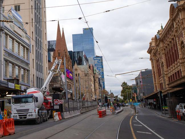 The former Yooralla building on Flinders Street is the proposed site of a new safe injecting facility. Picture: Mark Stewart