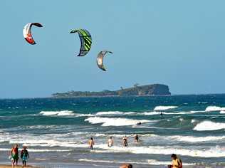 CLOSE CALL: A man sustained head and neck injuries after a kite surfing incident over the Easter break. Picture: Warren Lynam