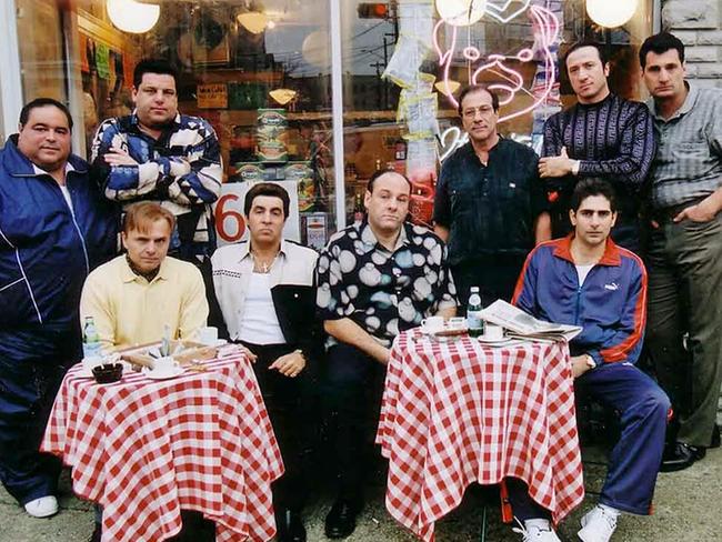 The Sopranos ... Some of the cast of the hit show. Picture: Supplied.