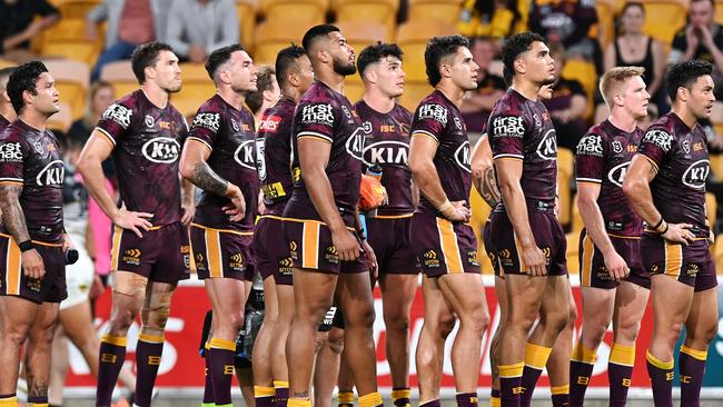 The 2020 Broncos will be remembered for the wrong reasons. Picture: Bradley Kanaris/Getty