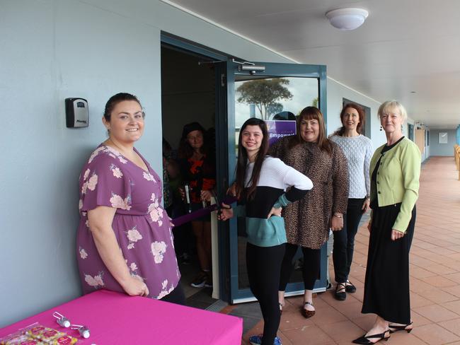 Momentum staff, Empower participants and Tweed Deputy Mayor Chris Cherry gathered to officially launch the new program (left to right) Amanda, Trinity, Vanessa Riggs, Chris Cherry, Virginia Walker