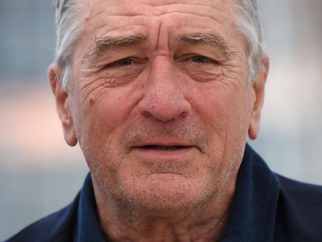 (FILES) In this file photo taken on May 16, 2016 US actor Robert de Niro poses during a photocall for the film "Hands of Stone" at the 69th Cannes Film Festival in Cannes, southern France. - Police are investigating a suspicious package addressed to actor Robert De Niro in New York, news reports said on October 25, 2018. CNN quoted two law enforcement sources as saying the package was addressed to De Niro at an address in the Tribeca area of Manhattan. (Photo by ANNE-CHRISTINE POUJOULAT / AFP)