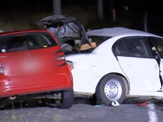 Detective Acting Senior Sergeant Peter Romanis said it was the type of collision that infuriates police. Picture: Nine News