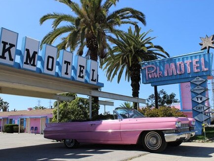 The Pink Motel in Los Angeles.