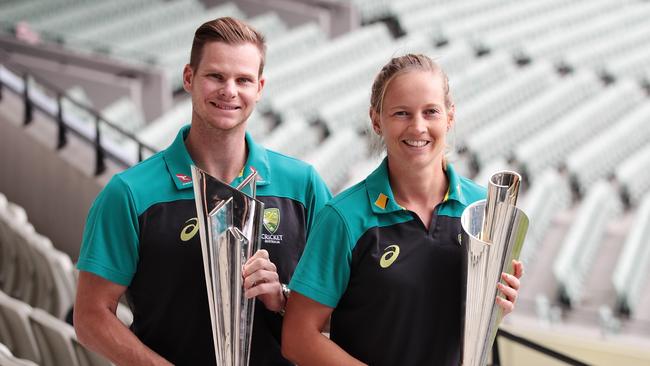 Aussie skippers Steve Smith and Meg Lanning will be chasing T20 success.