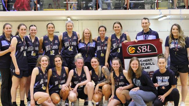 Wizards championship winning SBL women's side in 2019.