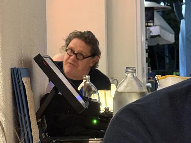 Marco Pierre White spotted at Sofia's Broadbeach.