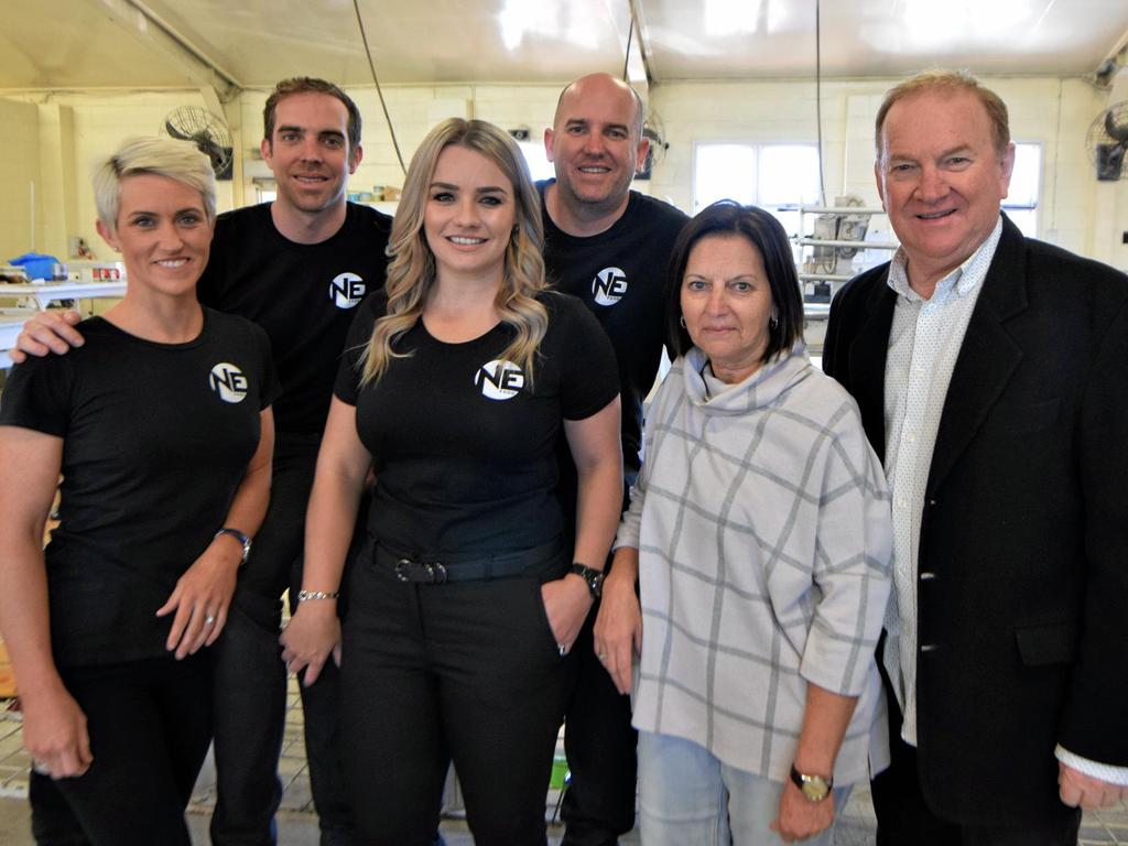 The faces behind The Dispensary, Vanessa Connors, Adrian Connors, Madeleine Connors, Damien Connors, Lyn Connors, and Graeme Connors. Picture: Contributed