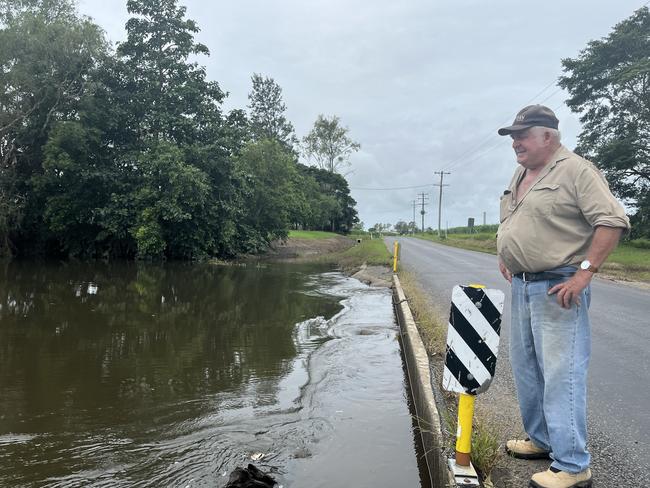 Antoneys crossing Kinchant dam road, February 12, 2025