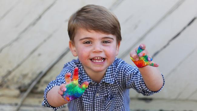 Prince Louis celebrates his second birthday on Thursday. Picture: Kate Cambridge via AFP