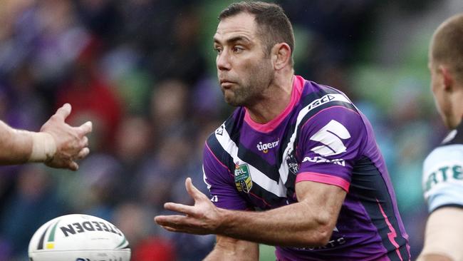 Cameron Smith will be a target for the Sharks. Picture: AAP