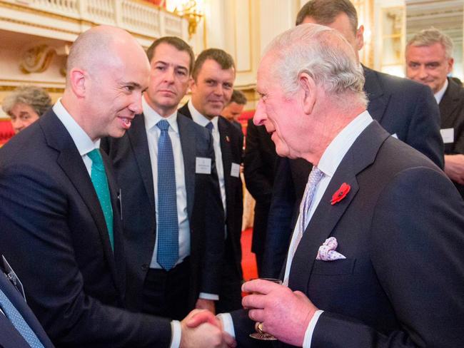 Mr Kean with King Charles. Picture: Supplied