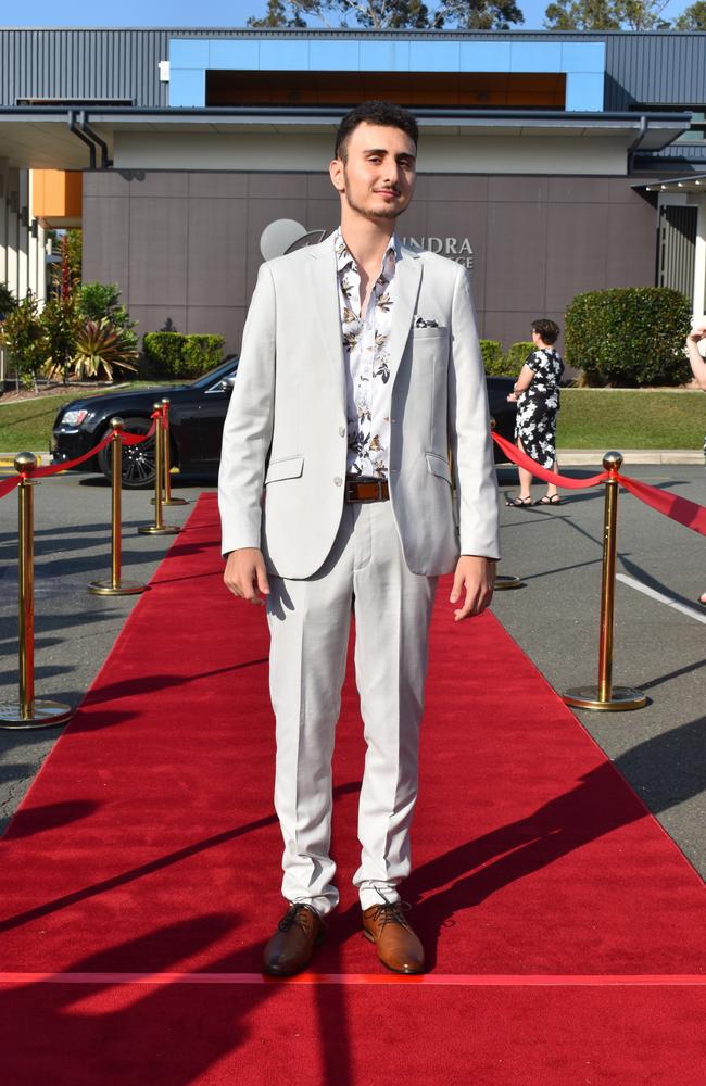 Elias Curtis at the 2023 Caloundra Christian College formal. Picture: Jorina Maureschat