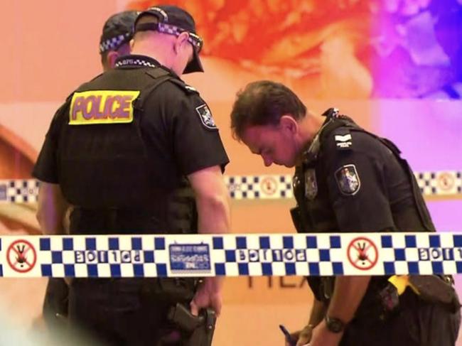 A body has been found at a prominent train station in Brisbane. Picture: Supplied/7News