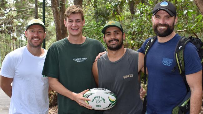 From left, Peter May, Daniel Waters, Chris Bishara and Nick Childs. Picture: Letea Cavander