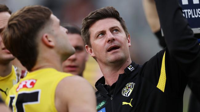 Richmond caretaker coach Andrew McQualter. Picture: Michael Klein