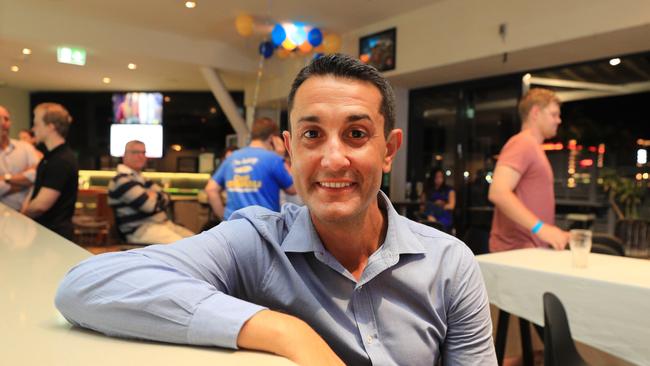 David Crisafulli watches the tally count. Photo: Scott Powick