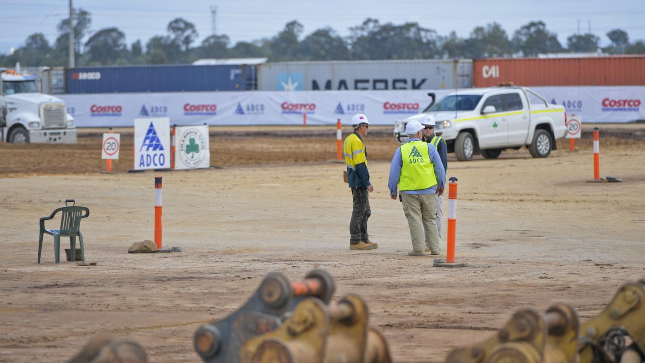 Citiswich Business Park’s commencement of construction of a the 13,750 square metre Costco in 2018. Picture: Supplied