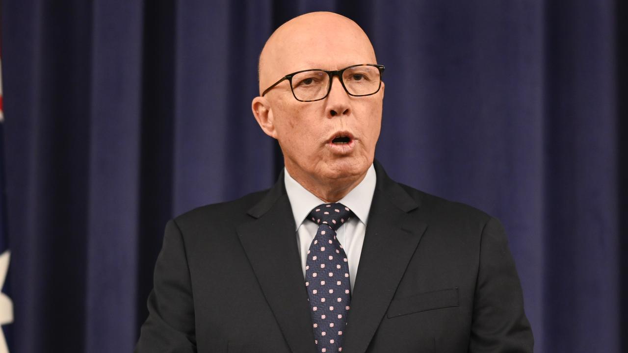 Mr Dutton has called for an inquiry into why the prime minister was not informed of the caravan plot for 10 days. Picture: NewsWire / Martin Ollman