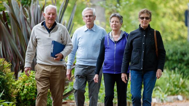 John Hill, Kevin O’Leary, Jenny Vonthien and Dilys Meldrum are members of The Stirling District residents association, pictured in Stirling.