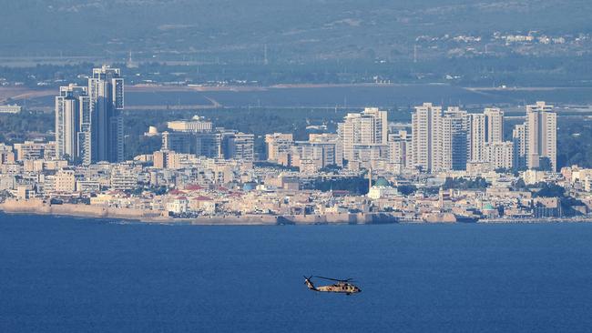 Hezbollah said it launched a drone attack October 11 on a military base in north Israel's Haifa, a day after deadly strikes in Beirut.