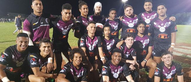 The 2018 Marsden State High School rugby league team which featured Cruise Ten.