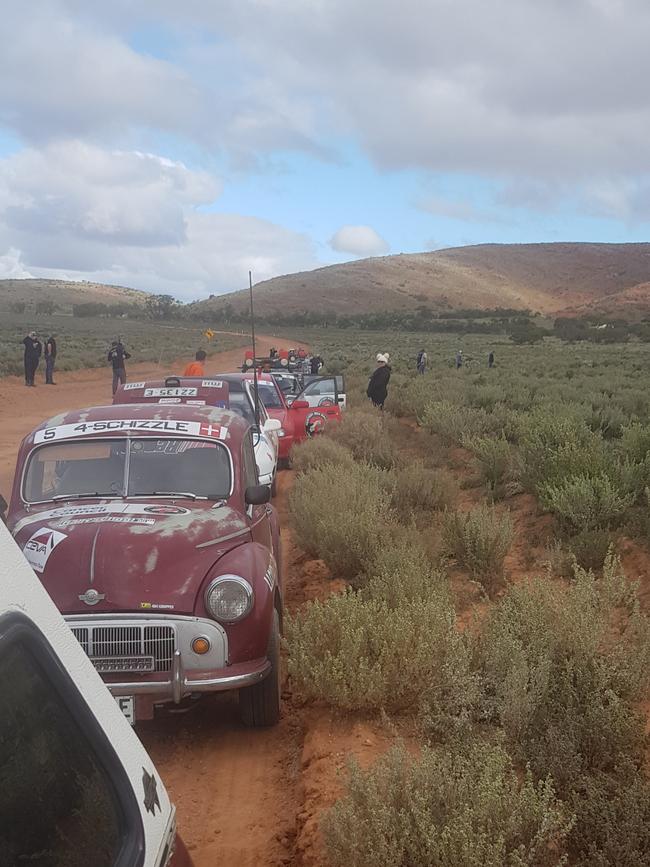 Mystery Box Rally 2022 in the SA outback.