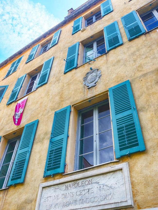 The ancestral home of the Bonaparte family in Ajaccio.