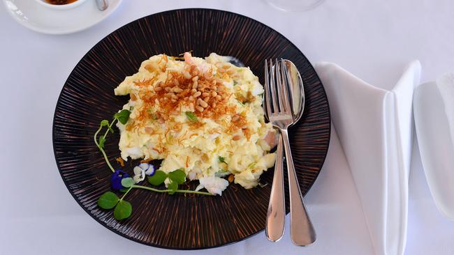 The sauteed milk with crabmeat and dried scallop is a knockout dish. Pictures: Nicki Connolly