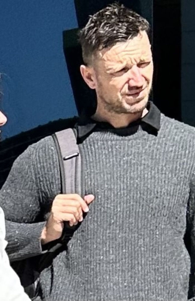 Baker outside court at a previous mention. Picture: Sam Turner