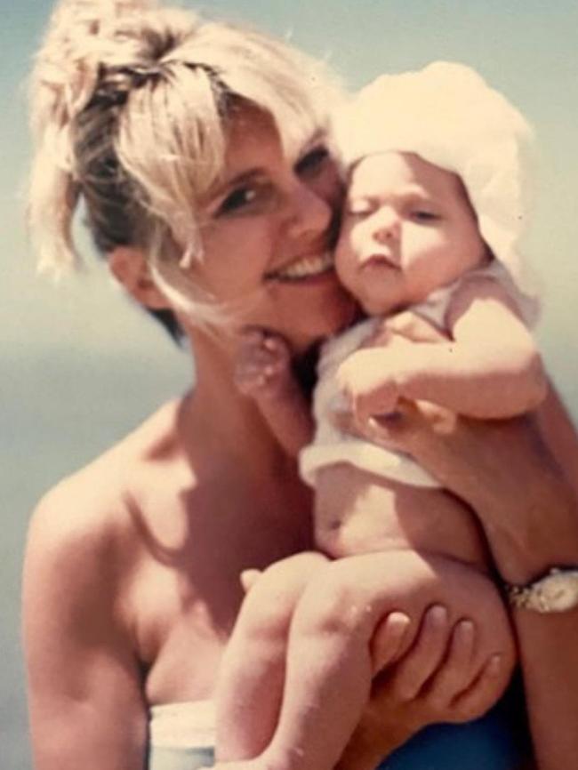 Lattanzi, seen here as a baby, shared this picture of the pair on Instagram. Picture: Instagram