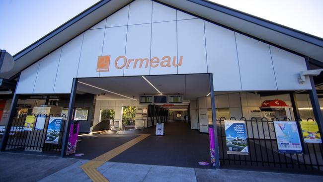 Ormeau train station. Picture: Nigel Hallett.