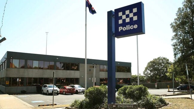 A teenager has been charged for an alleged stolen car spree uncovered as part of an investigation into Sydney’s warring crime clans. Pictured is Campbelltown Police Station.