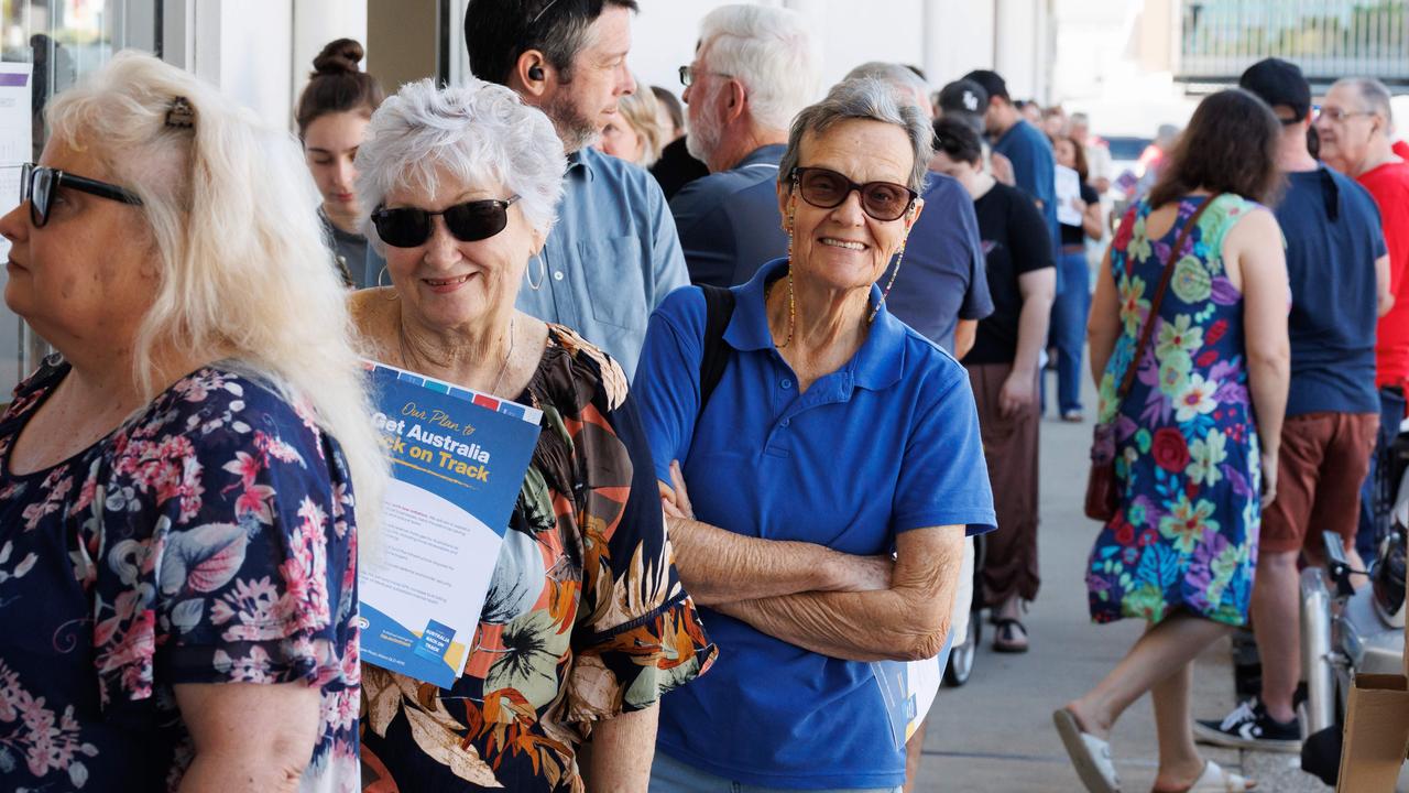 Polling indicates cost-of-living will be the major issue determining how people vote. Picture: Lachie Millard