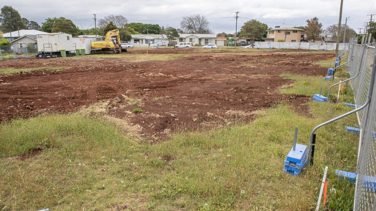 Oporto to be built on the corner of Devine St and Anzac Ave. Picture: Nev Madsen.