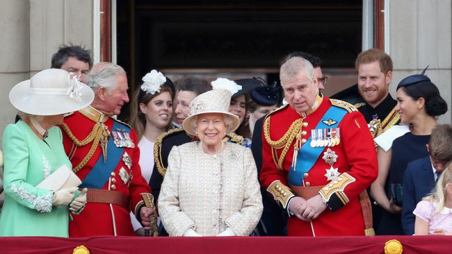 The royal family at Trooping the Colour in June 2019 before dram-mah descended on the family. Picture: Chris Jackson/Getty Images.