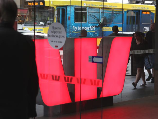 25/11/2019 Westpac bank branch in Collins St Melbourne . Picture : David Geraghty / The Australian