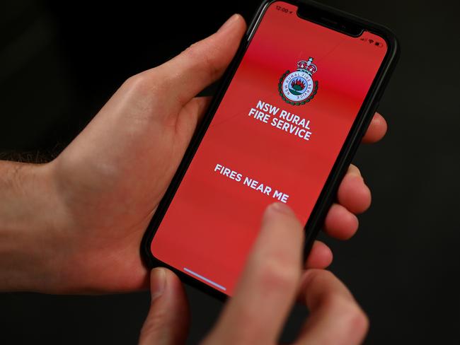 RFS has warned the app has had “unprecedented usage”. Picture: Joel Carrett/AAP