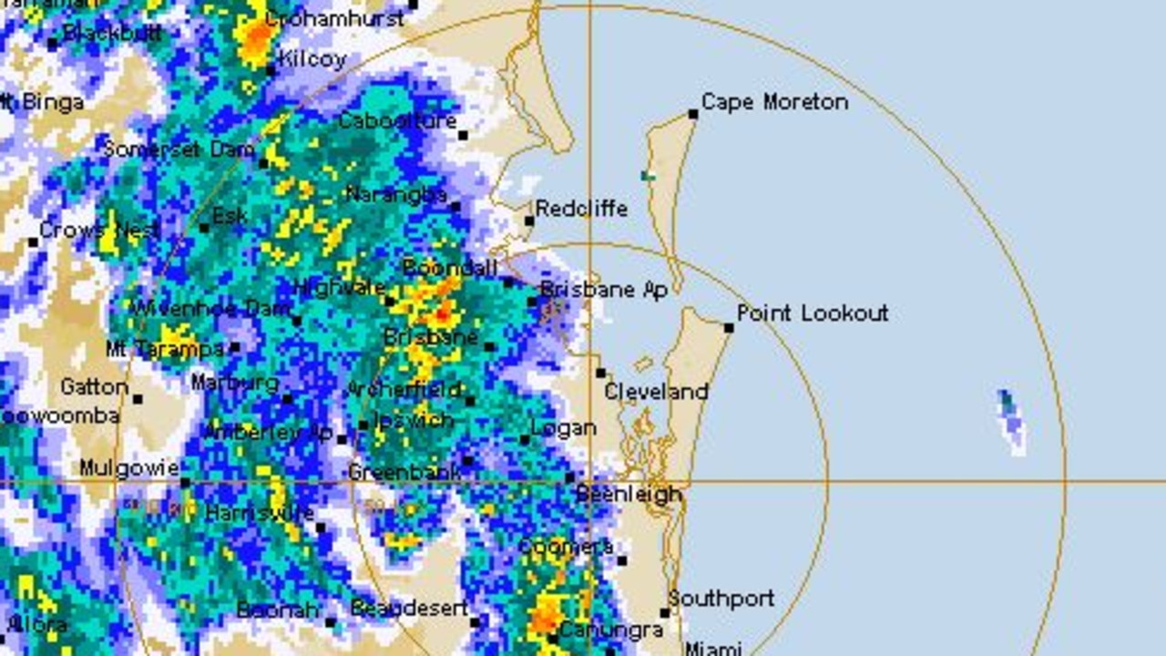 Brisbane Weather Huge 400km Rain Band Lashes Southeast Queensland The Courier Mail